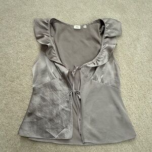 Aritzia Wilfred Tonka Satin Tank Sz XS